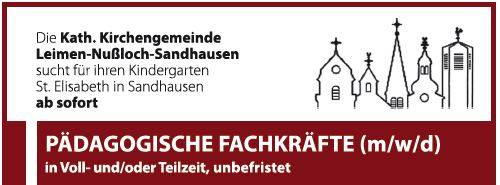 Quelle: Römisch-Katholische Kirchengemeinde Leimen-Nußloch-Sandhausen